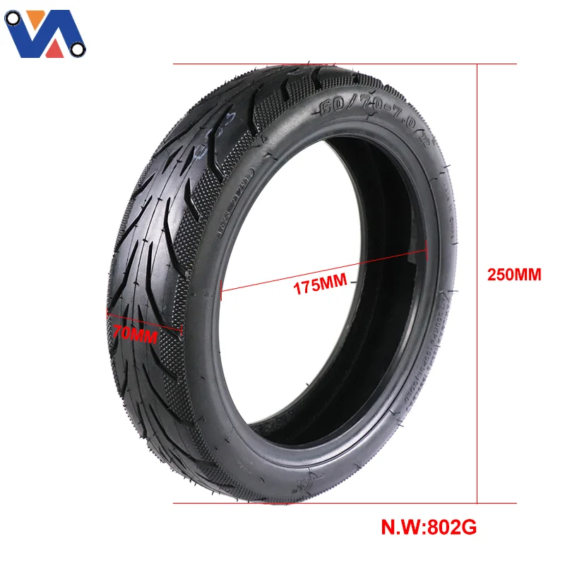 70 70 glue tire thickened vacuum tyre 10 inch front rear wheel replacement-4