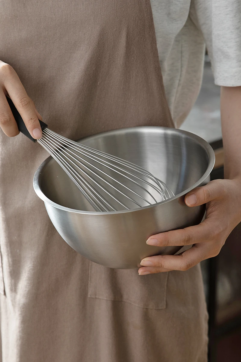 SHIMOYAMA High Quality Stainless Steel Salad Bowl Mixing Bowl for Kitchen Baking - Image 6