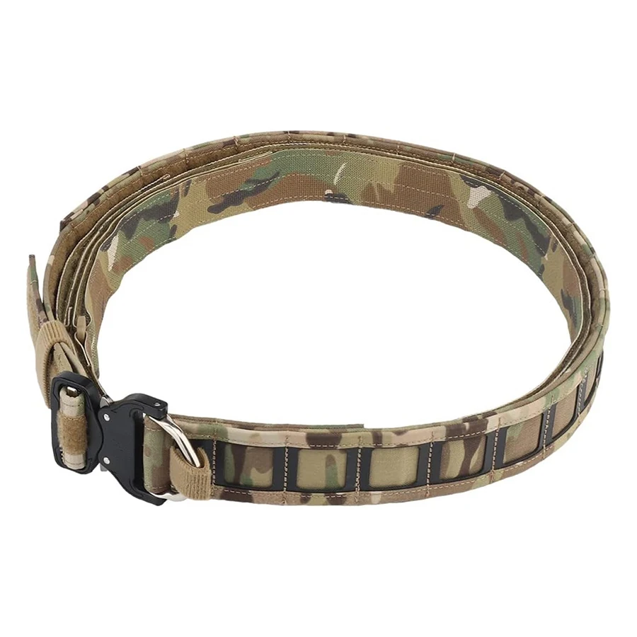 Wear-resistant Adjustable Training Durable Quick Release Sports Tactical Belt Men Hiking Nylon Web Work Belt