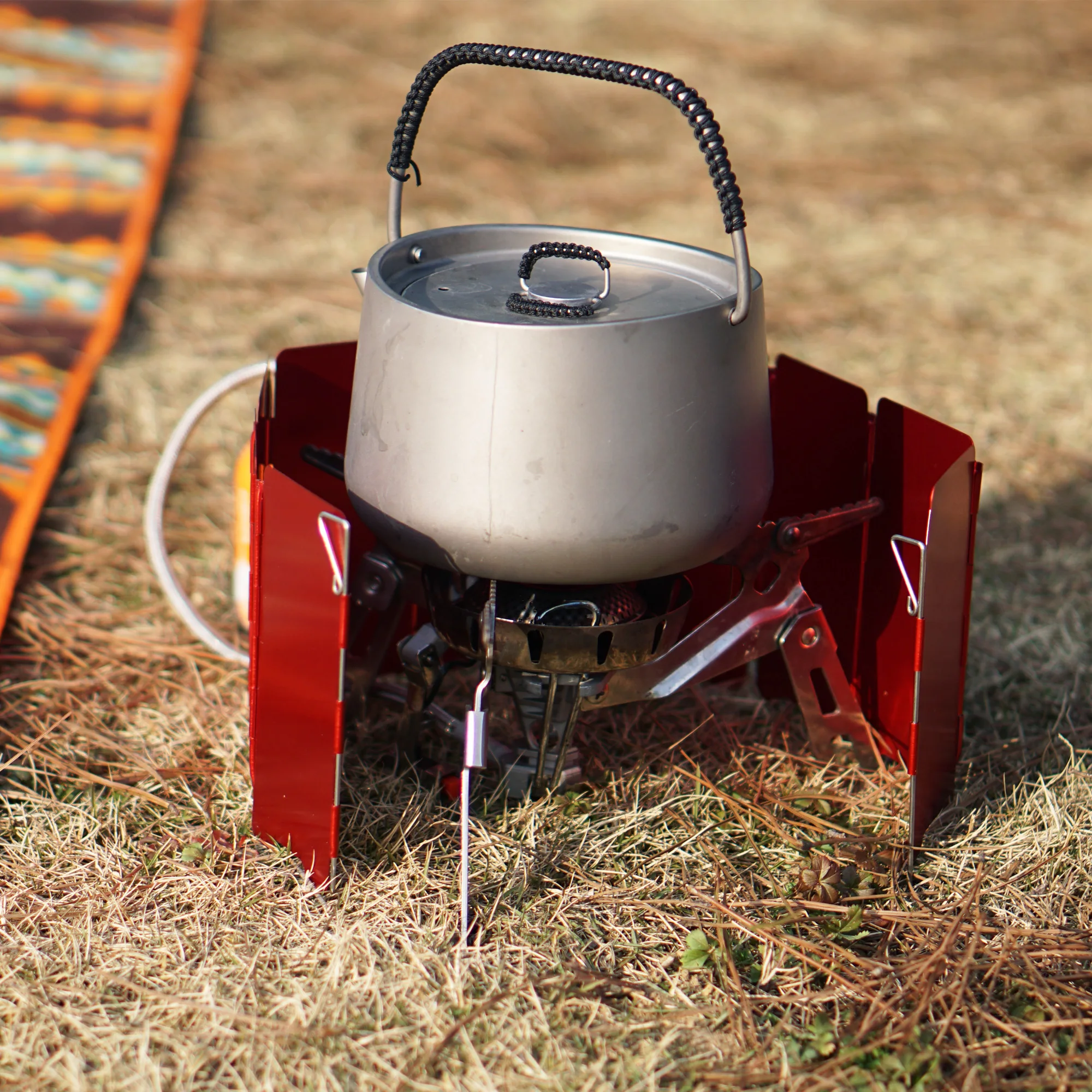 Custom Lightweight Aluminum Gas Stove Windshield Camping For Butane