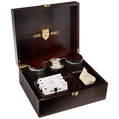 Wooden Stash Box with Key and Foam Inlay
