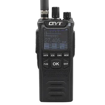 CB-58 4W 12V CB Walkie Talkie 26.965-27.405MHz FM AM Handheld Transceiver Amateur Radio CB with Lithium Battery Charger Base