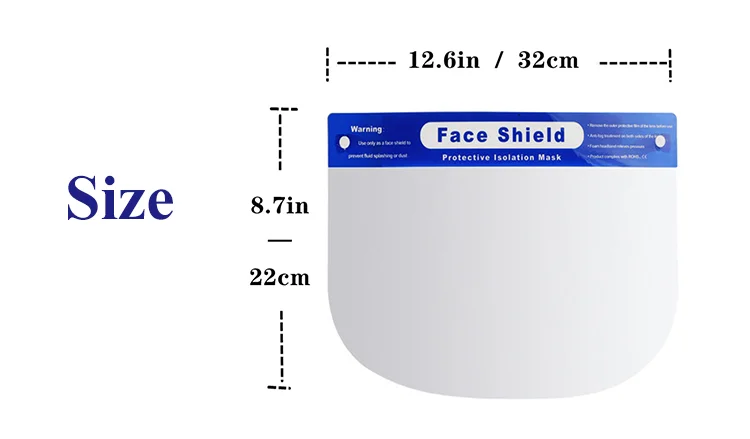 Medical Safety Face Protective Shield Mask With Elastic Band and Comfort Sponge For Eye Protection supplier