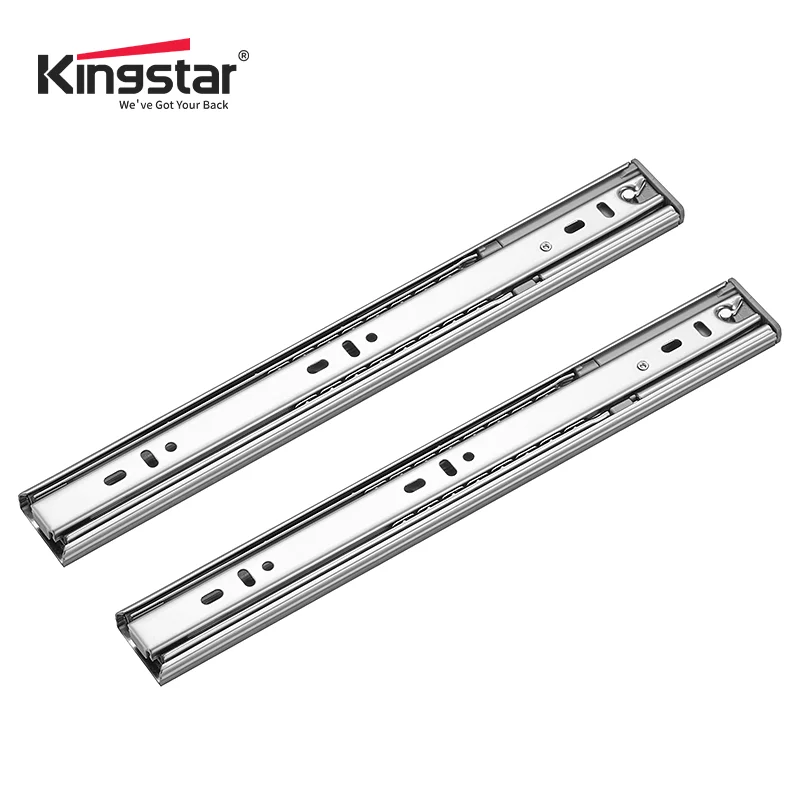 Factory Manufacturer Strong Carrying Capacity king Slide Soft Closing Soft Close Ball Bearing Kitchen Drawer Slides