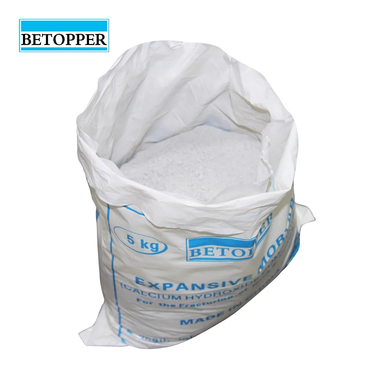 High Quality Stone Cracking Powder and Concrete Demolition Split Agent Expansive Mortar for Hard Rock