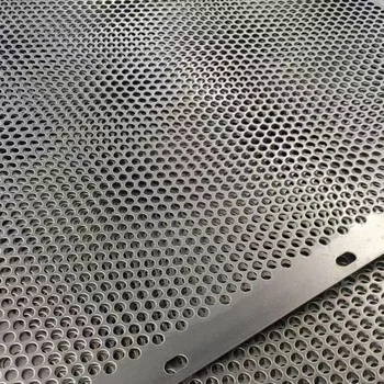 Outdoor Round Punching Hole Perforated Metal Sheet for building screen