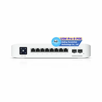 Original New Ubiquiti UniFi USW-Pro-8-POE L3 rj45 network switch poe 8 port gigabit