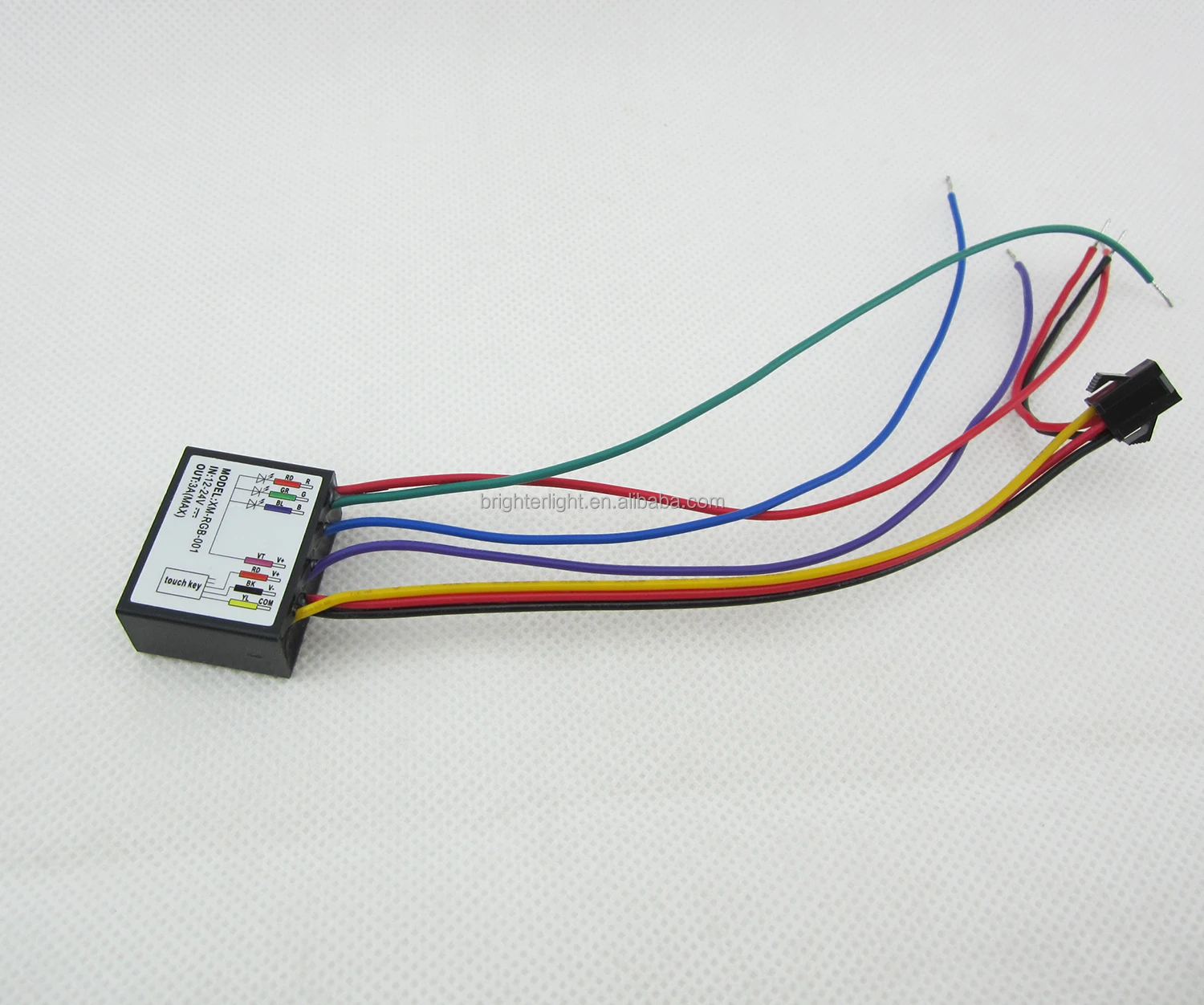 Mirror Touch Sensor Switch With Rgb Led Light Controller 12v 24v 3