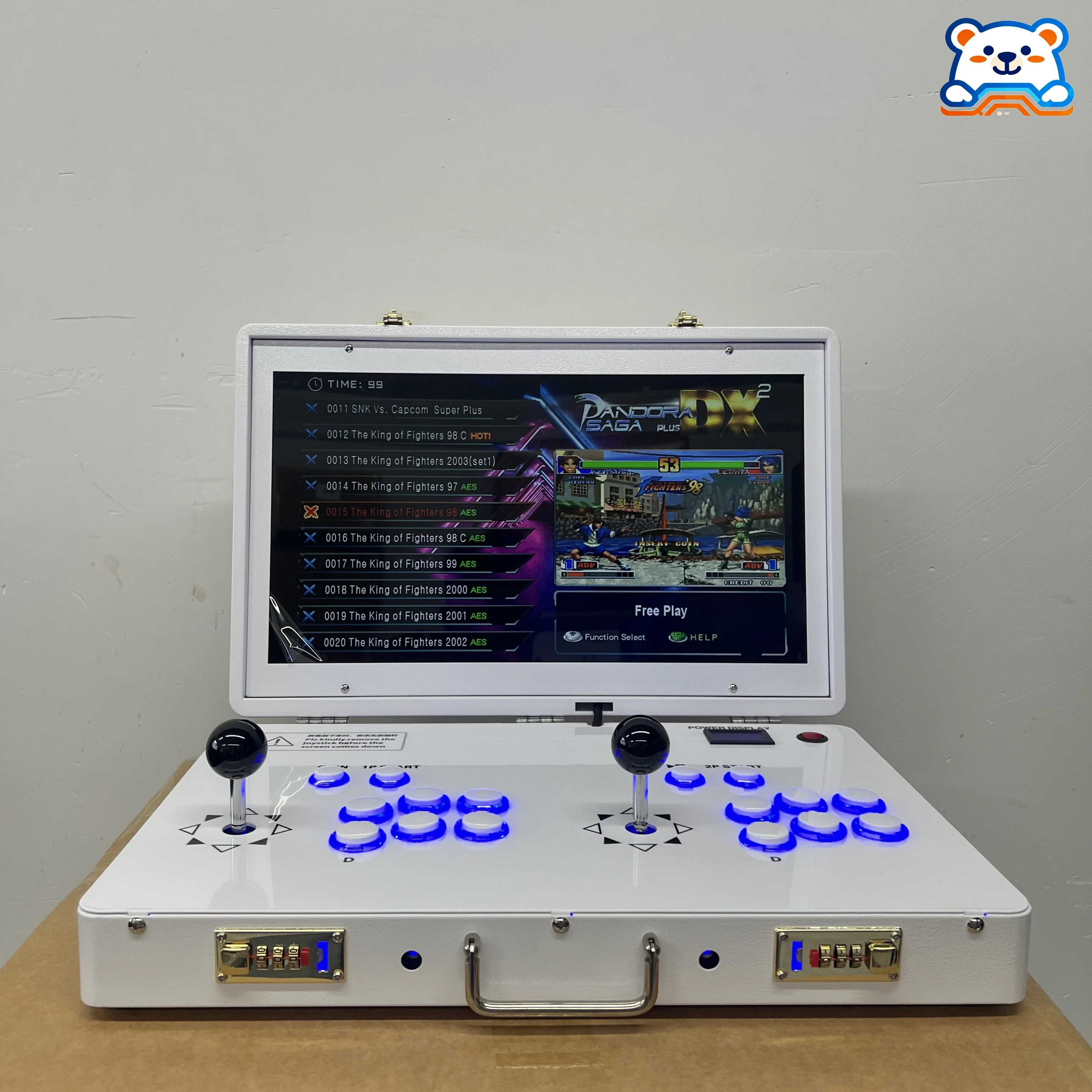 Double 21-inch Pandora New Flip Folding Home Arcade Machine