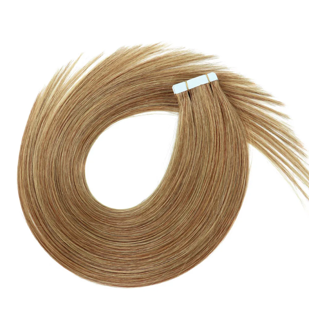 Tape In Human Hair Extensions Blonde Hair Non-remy Natural And Soft Skin  Weft Straight Seamless Hair Ombre - Buy Tape In Hair Extensions Human Real  Remy Flat Tip Human Hair Human Hair
