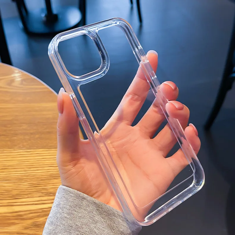 Factory Shockproof Clear Transparent Phone Case Cover for iPhone 16 15 14 13 12 Pro Max Mini 11 X Xs XR 7 8 Plus SE Phone Case