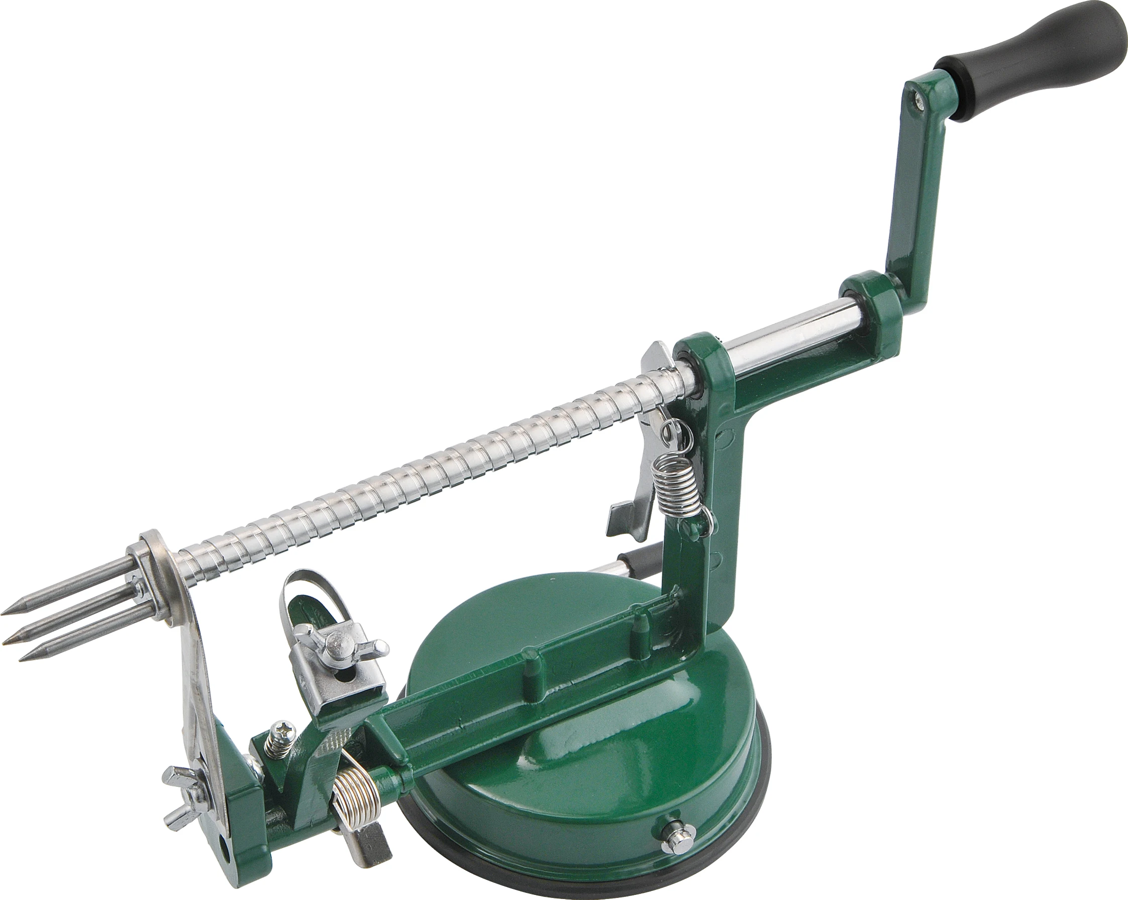 Superfast Multifunction Stainless Steel Manual Apple/ Potato Peeler Slicer & Corer with Spiral French Fry Cutter