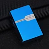 Étiquette de glace bleue