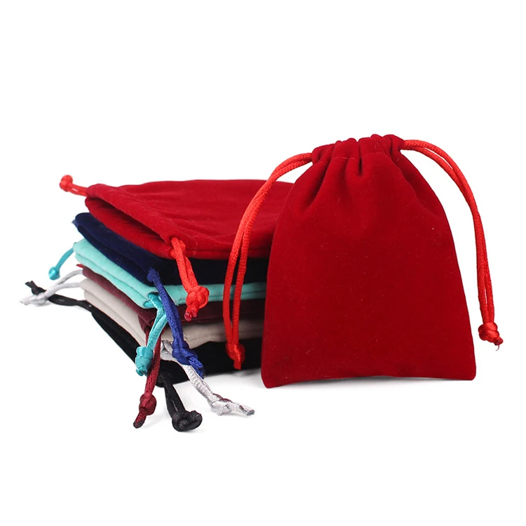 fleece drawstring bag