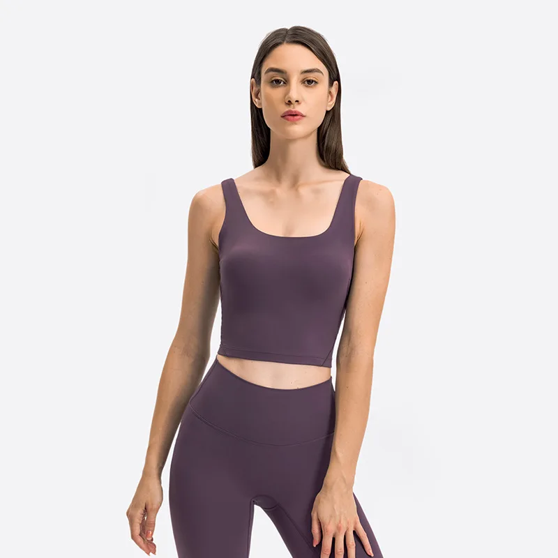 2 peça conjunto de yoga roupas fitness feminino com nervuras sem encosto  sutiã esportivo sem costura