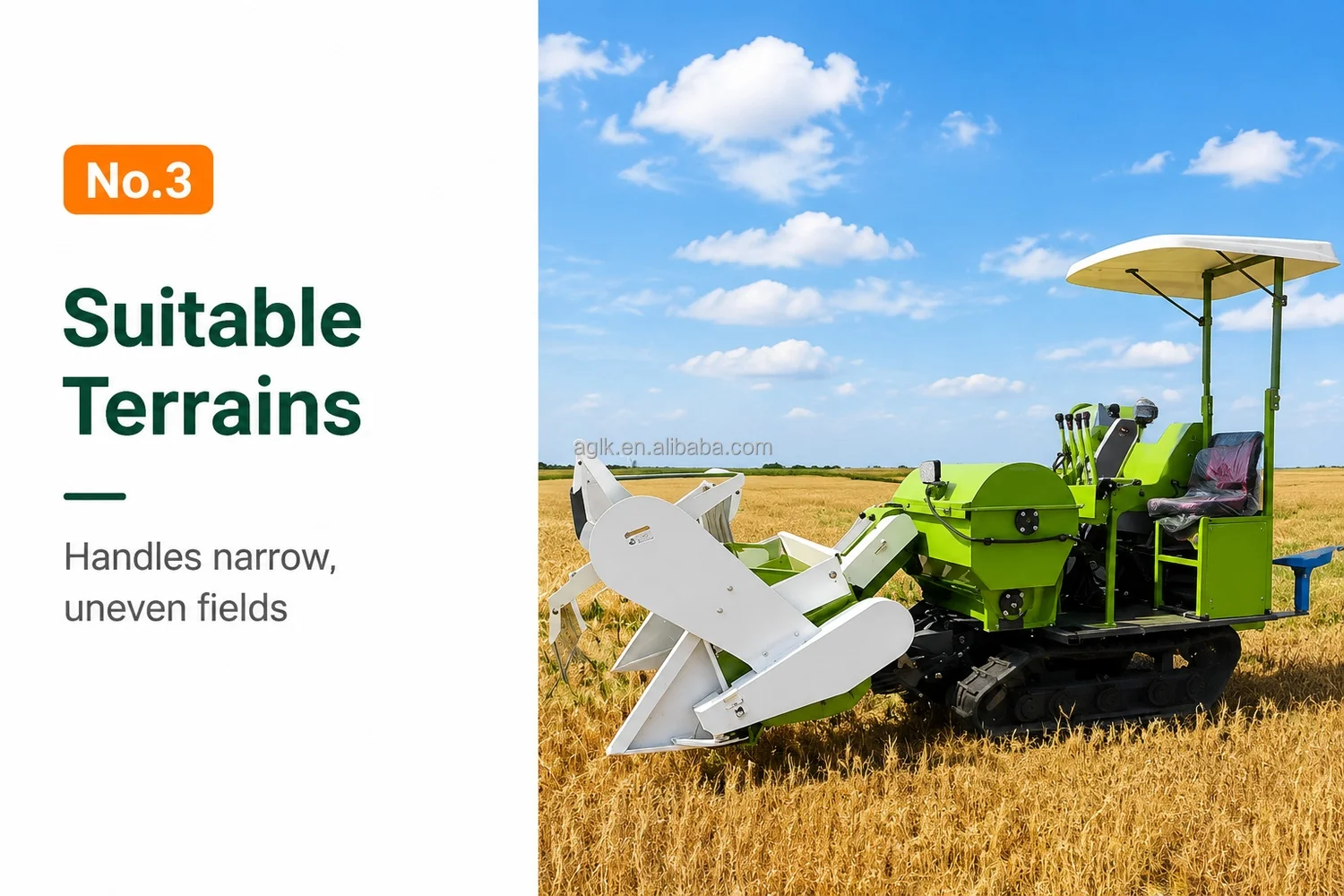 Mini Crawler Combine Harvester