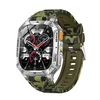 camouflage green silicone strap