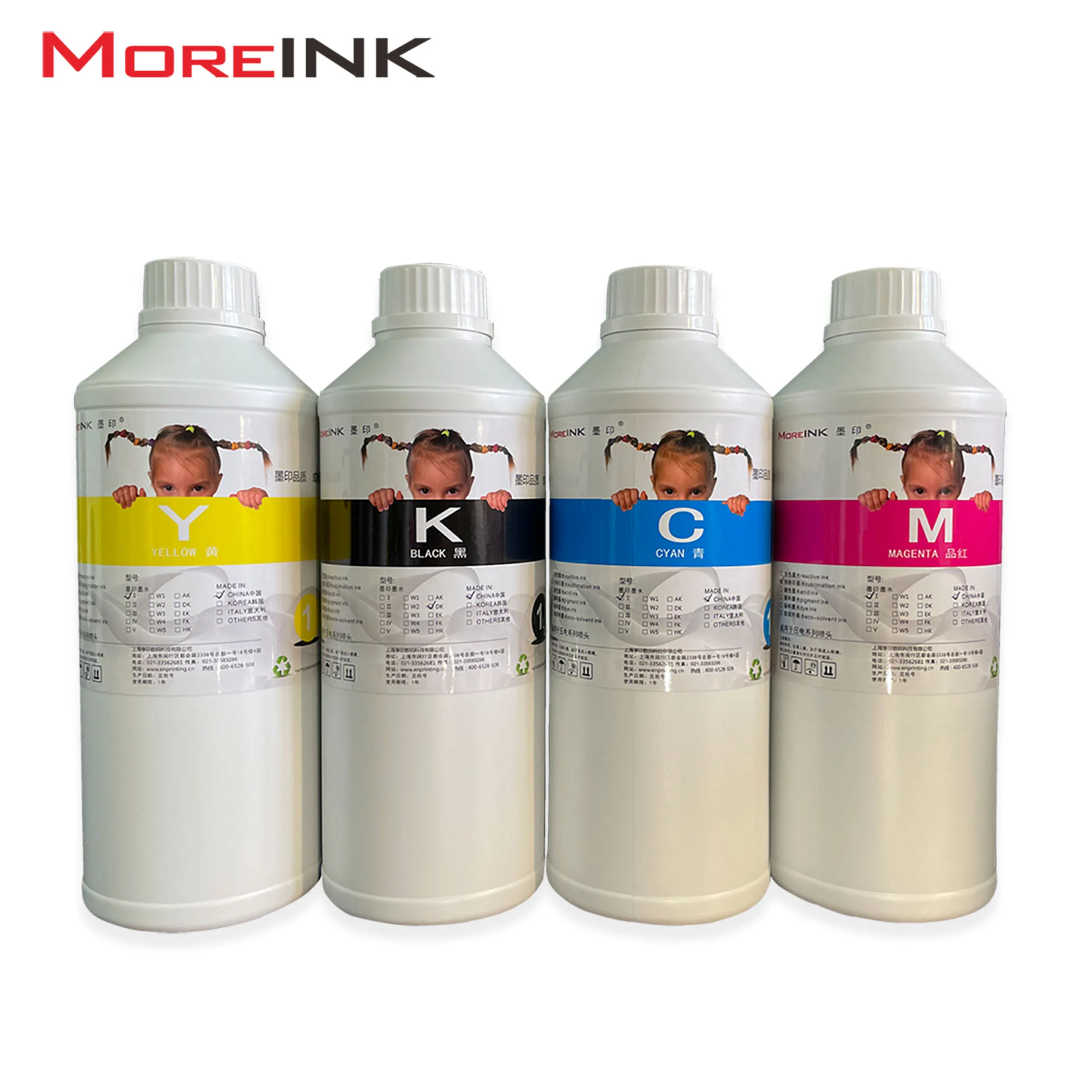 1 Liter Dye Sublimation Printing Ink High Quality and Stability Full Color Ink