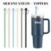 Silicone Straw + Toppers