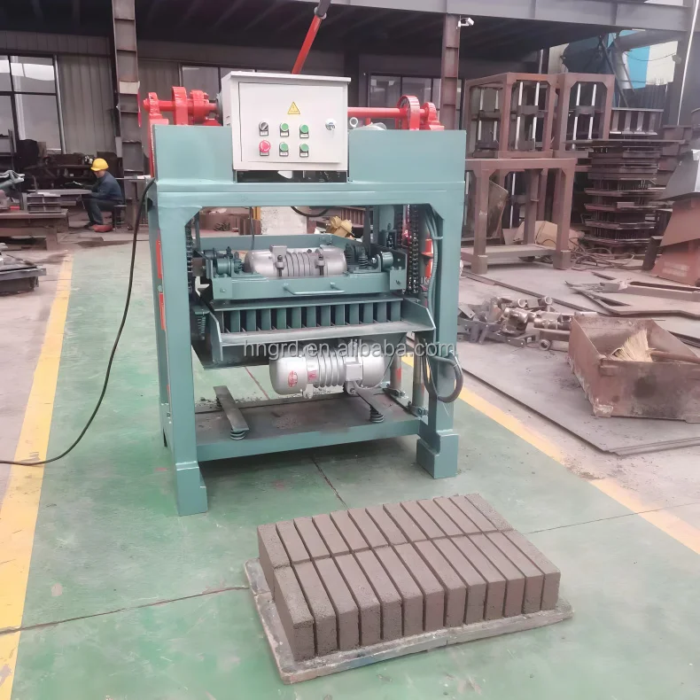 Hollow Brick Making Machine 220V No-Burn Stone Brick Production with Concrete and Cement