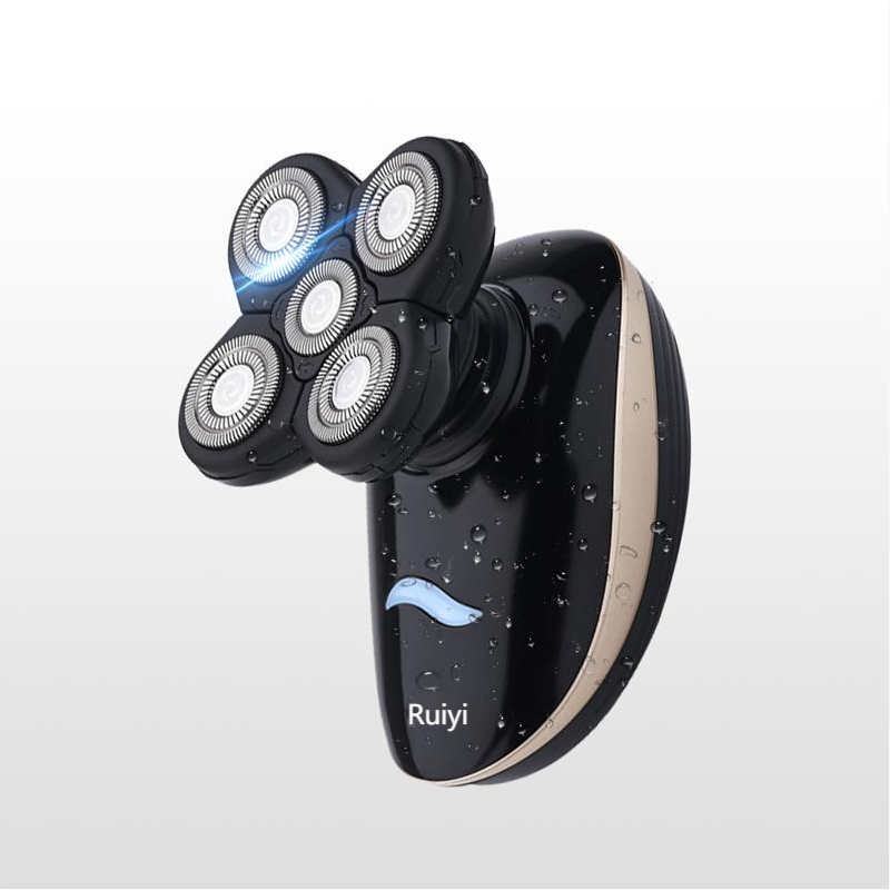 
 4 в 1 Amazon, Лидер продаж, устройство для удаления волос на лице, водонепроницаемая Вращающаяся бритва с USB, триммер для бороды, носа, волос, электробритва для мужчин  