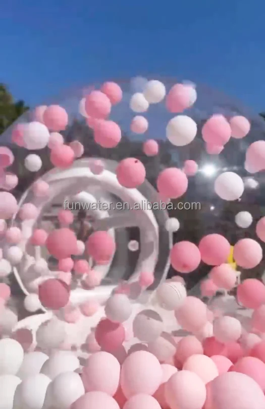 Outdoor Giant Transparent Inflatable Crystal Dome Bubble Tent Heated