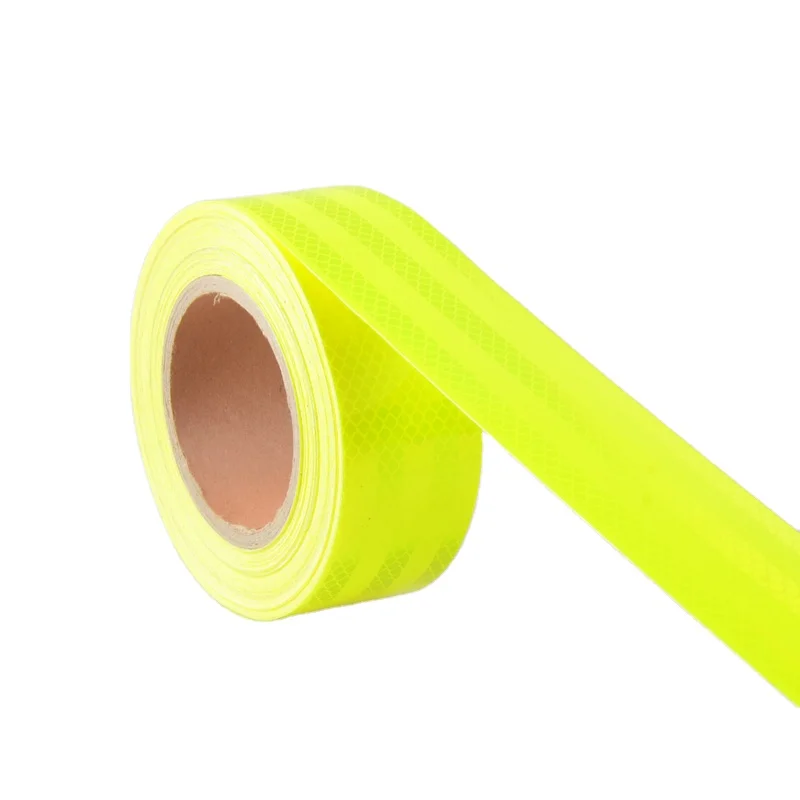 10PC 5*30CM Night Reflective Safety Warning Conspicuity Tape Yellow Fluorescence 