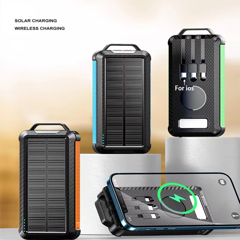 Quick Selling High Capacity Solar Charger 10000 Mah Power Station Portable 20000 Mah Solar Panel Power Bank
