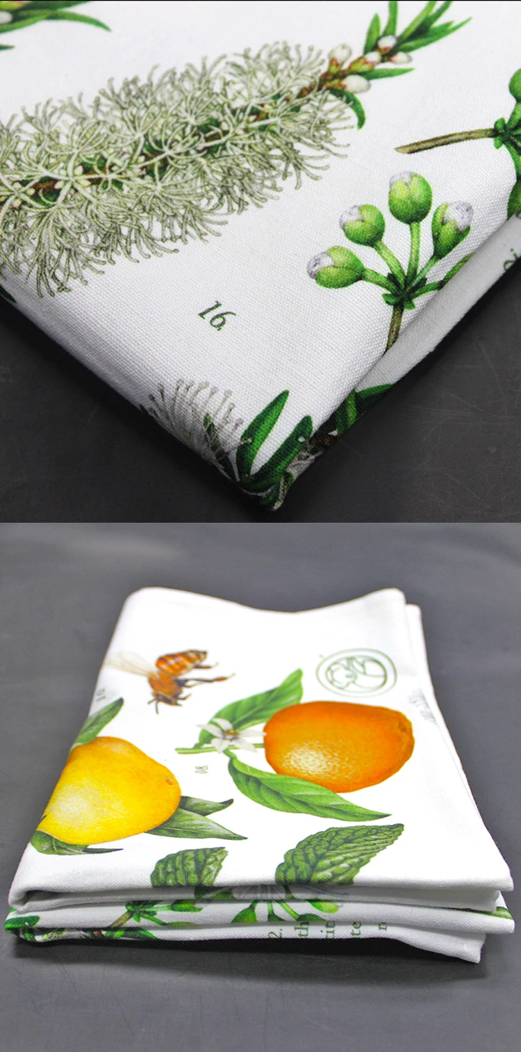 Beautiful And Durable Tea Towels Customize Print Dish Towel Print