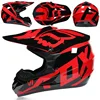 Nero brillante e rosso + occhiali + maschera + guanto