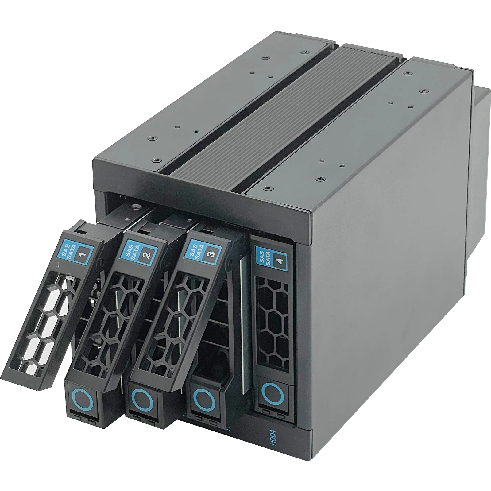 PCパーツ SAS hot-swap hard drive 5.25 to 3.5 Hard Drive Hot Swap Bay - For 3.5