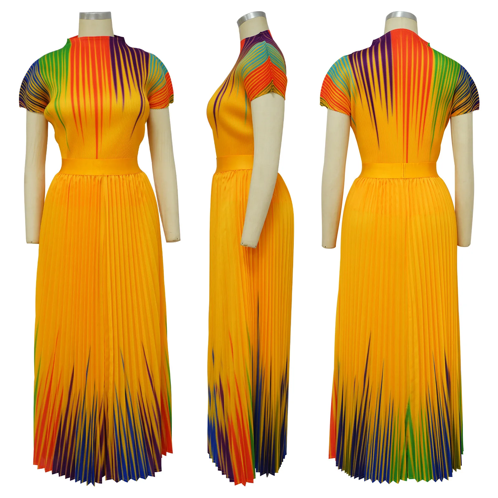 issey miyake ブロック柄ワンピース　２ issey miyake ブロック柄ワンピース 2