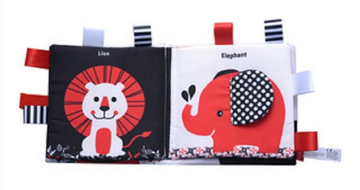 Soft Baby Books Crinkle Book Cloth Educational Learning Toy For Infant