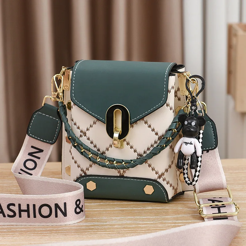 New Lady Fashion Korean Simple Mini Shoulder Tote Bag