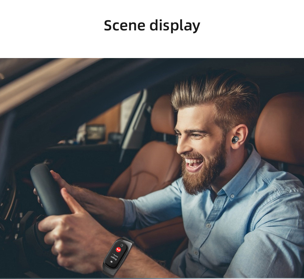 Multifunctional Twoinone Smart Watch Tws Headset Waterproof Bt