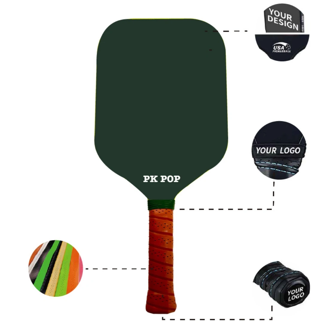 Wholesale Unibody Toray T700 Pickleball Rackets Carbon Fiber Usapa