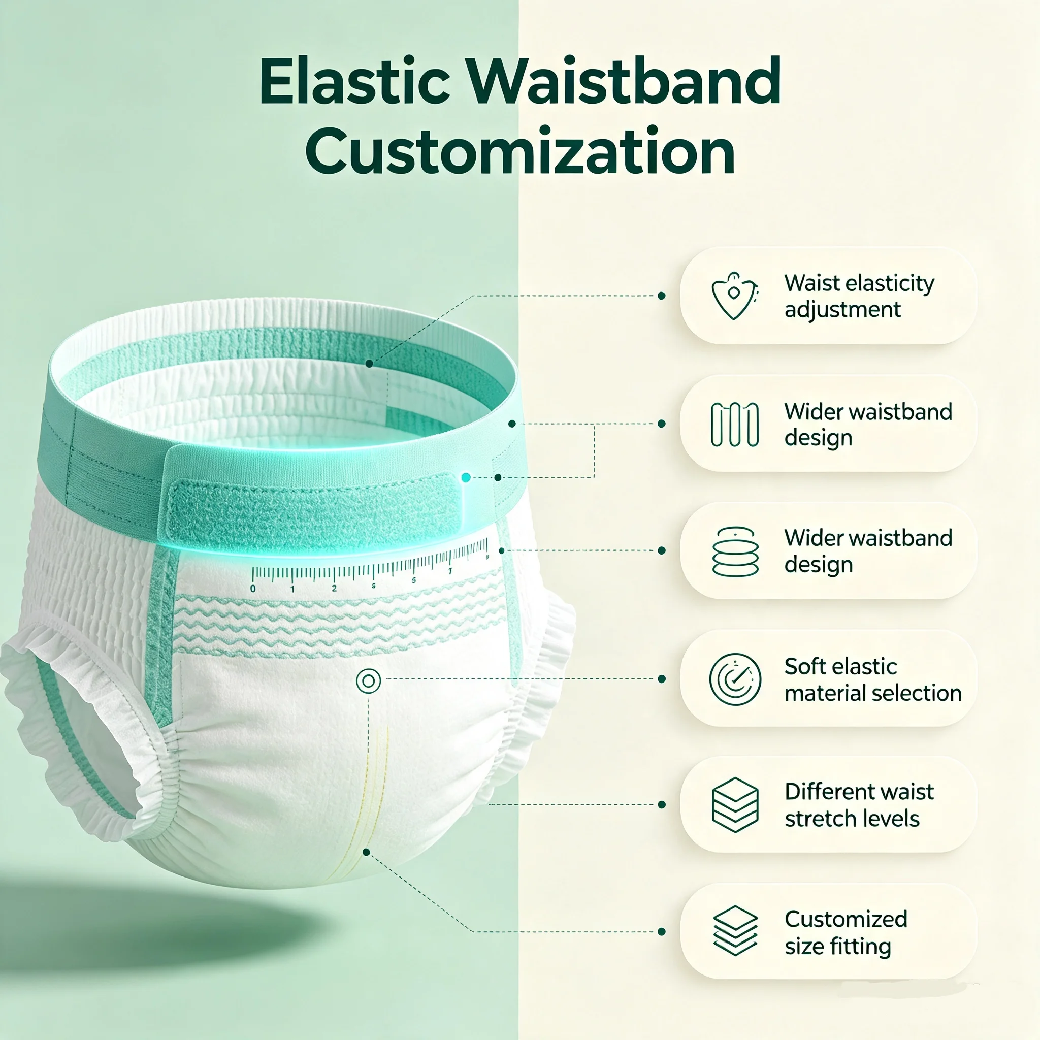elastic waistband custom