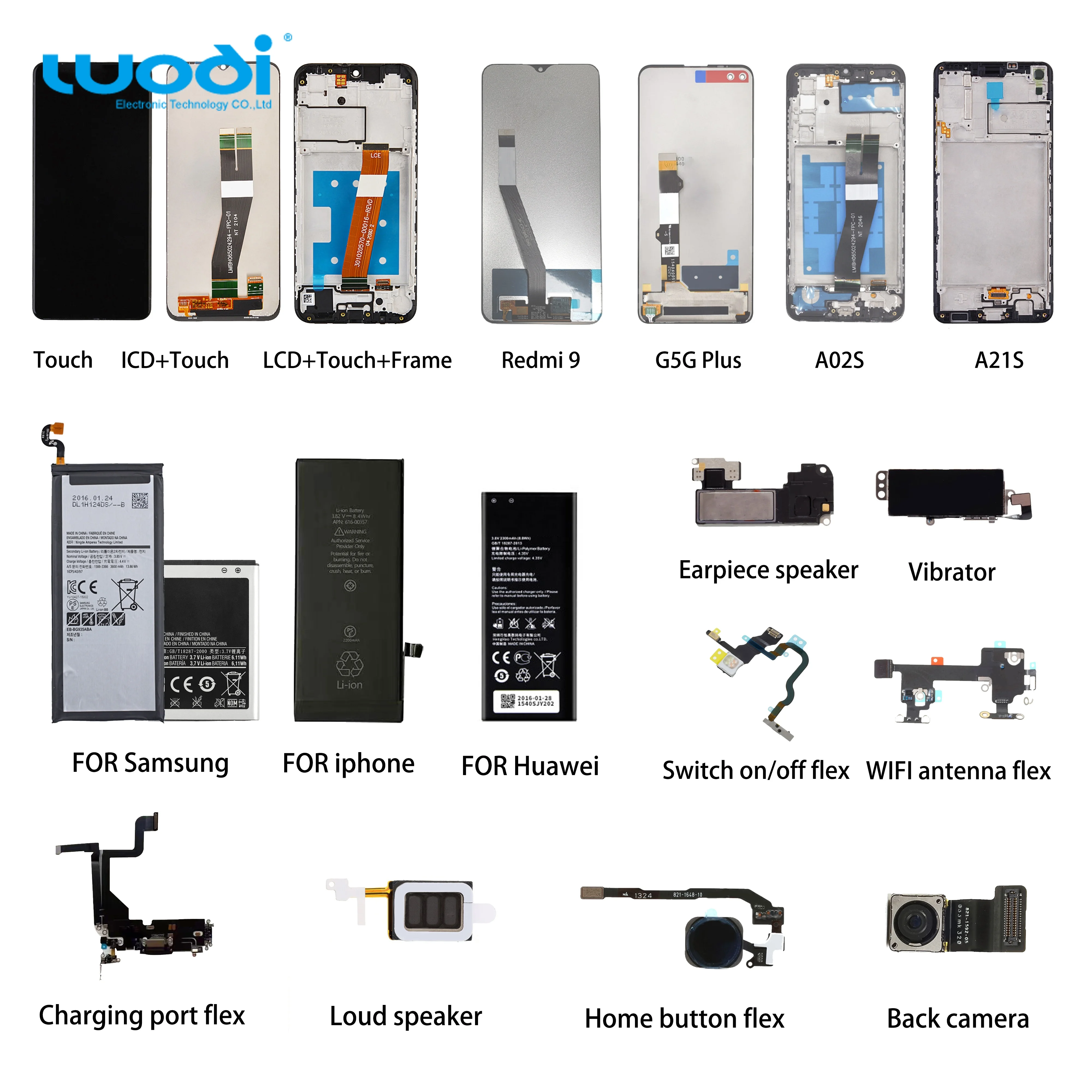 Factory Phone Lcd Screen for Infinix X6716b X6516 X6518 X6833 X570 X559 with Frame Oled Incell Tft Tela Digitizer Assembly Panel