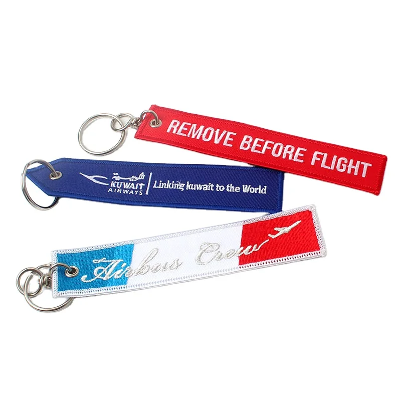 STITCHED FLIGHT TAG KEYCHAIN UNIVERSAL