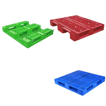 6 runners 4 way entry Euro HDPE Heavy Duty  Single-side Euro Plastic pallet 1300*1100mm for palletizing/racking/forklifting