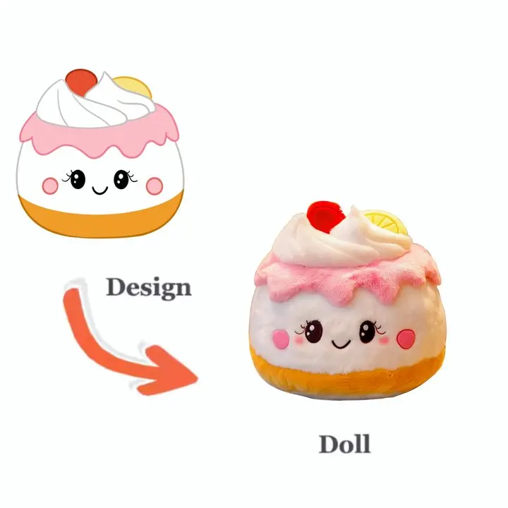 Kawai Plushie Custom Design Customization Stuffed Little Plush Toys Soft Children Woman Customized Christmas Graduation Gifts