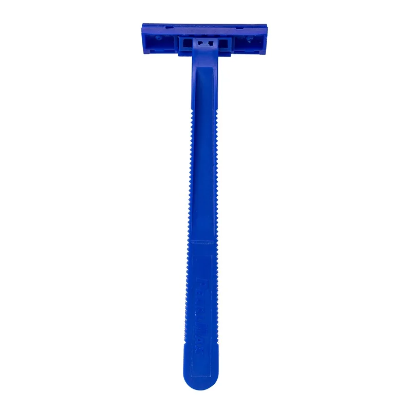 PearlMax OEM High Quality Cheapest Double Blade Disposable Razor Without Lubricating Strip for Men Barber Plastic Handle Razor