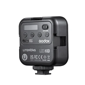 Godox LED6R/6Bi for iphone Smart Phone Video Live Show Selfie Mini LED Light detail image