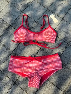 Custom Private Label Logo Bikini Set for Women Custom Design Luxury Bathing Suit Two Pieces Bikini Set