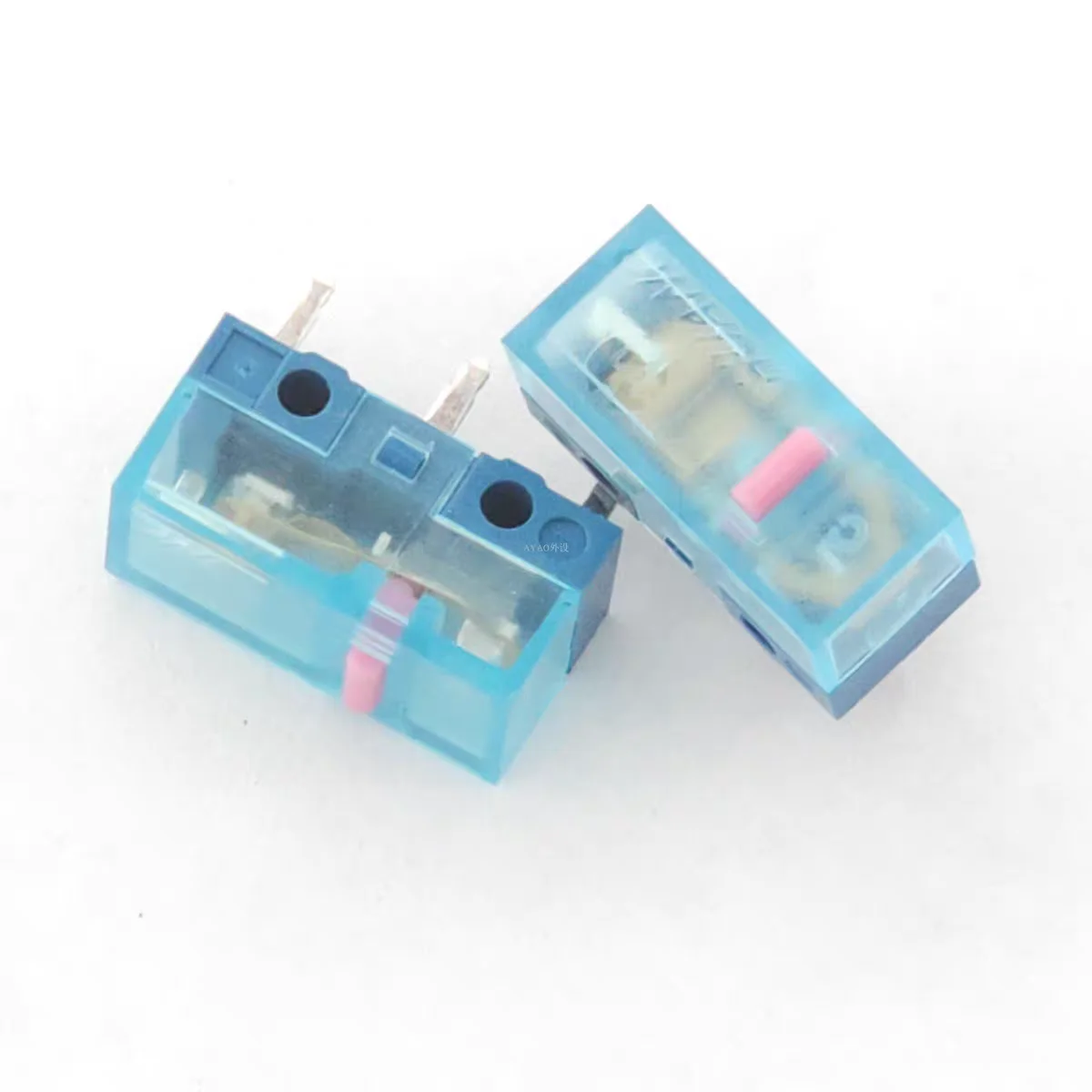 HUANO Blue Transparent Shell Mute Mouse Micro Switch 30M 50M 60M 70M 80M Mouse Button Switch