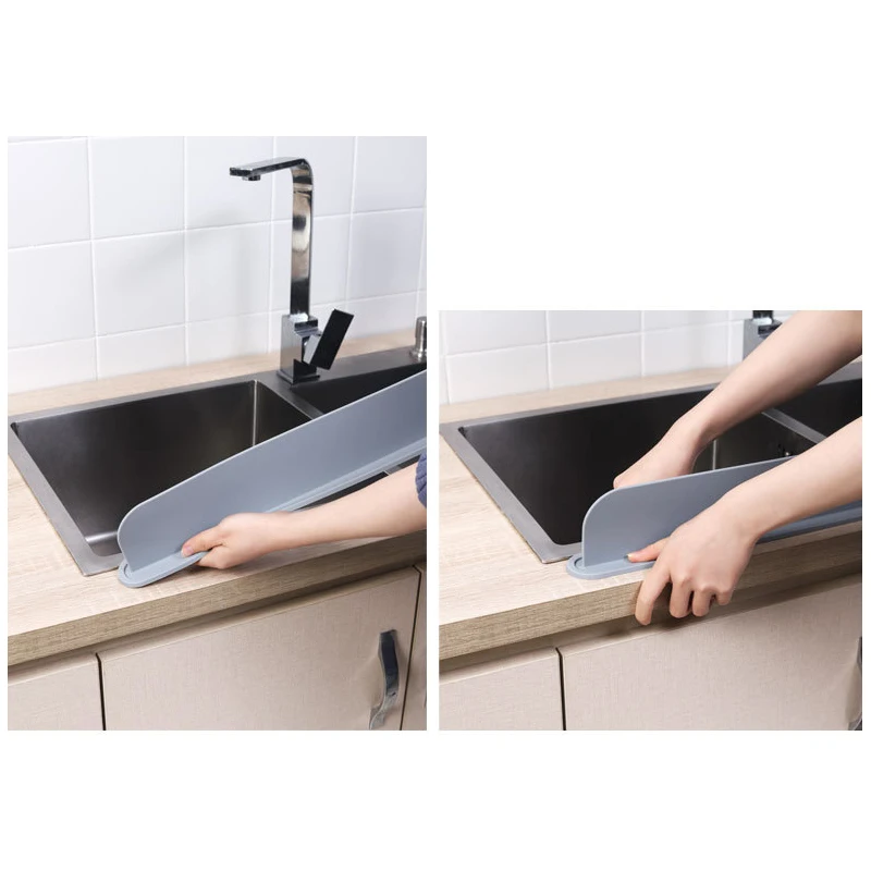 Kitchen Sink Bathroom Baffle Silicone Splash Guard - Buy Silicone ...