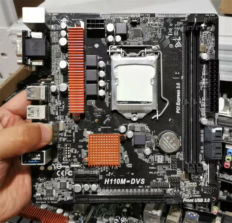 Placa Mãe Usada H110M-HDV Asrock B450 Pro4 para Desktop, Placa Mãe