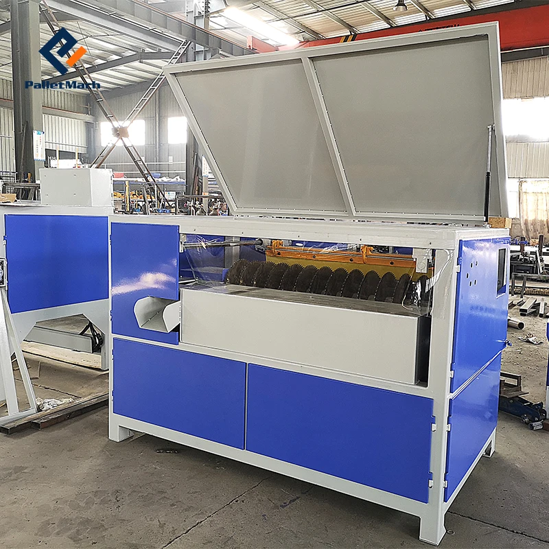 Automatic Multiple Euro Wooden Pallet Block Cutting Saw Machine