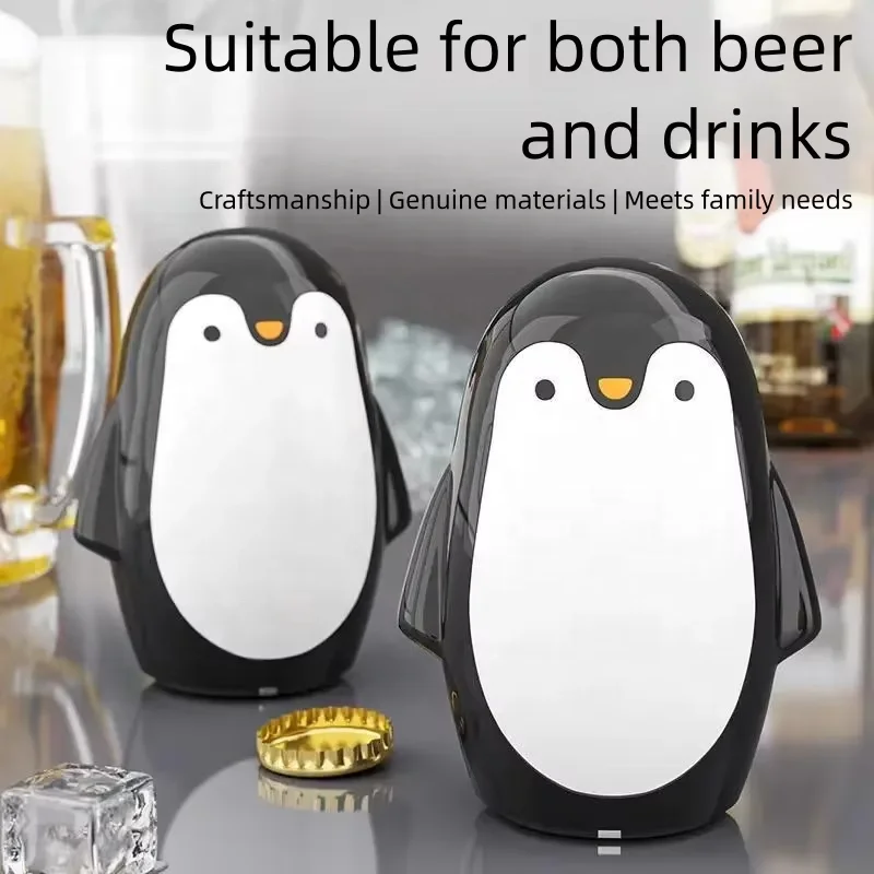 ⭐︎ PenGuin⭐︎ Creative Penguin Bottle Opener - Automatic & Eco-friendly
