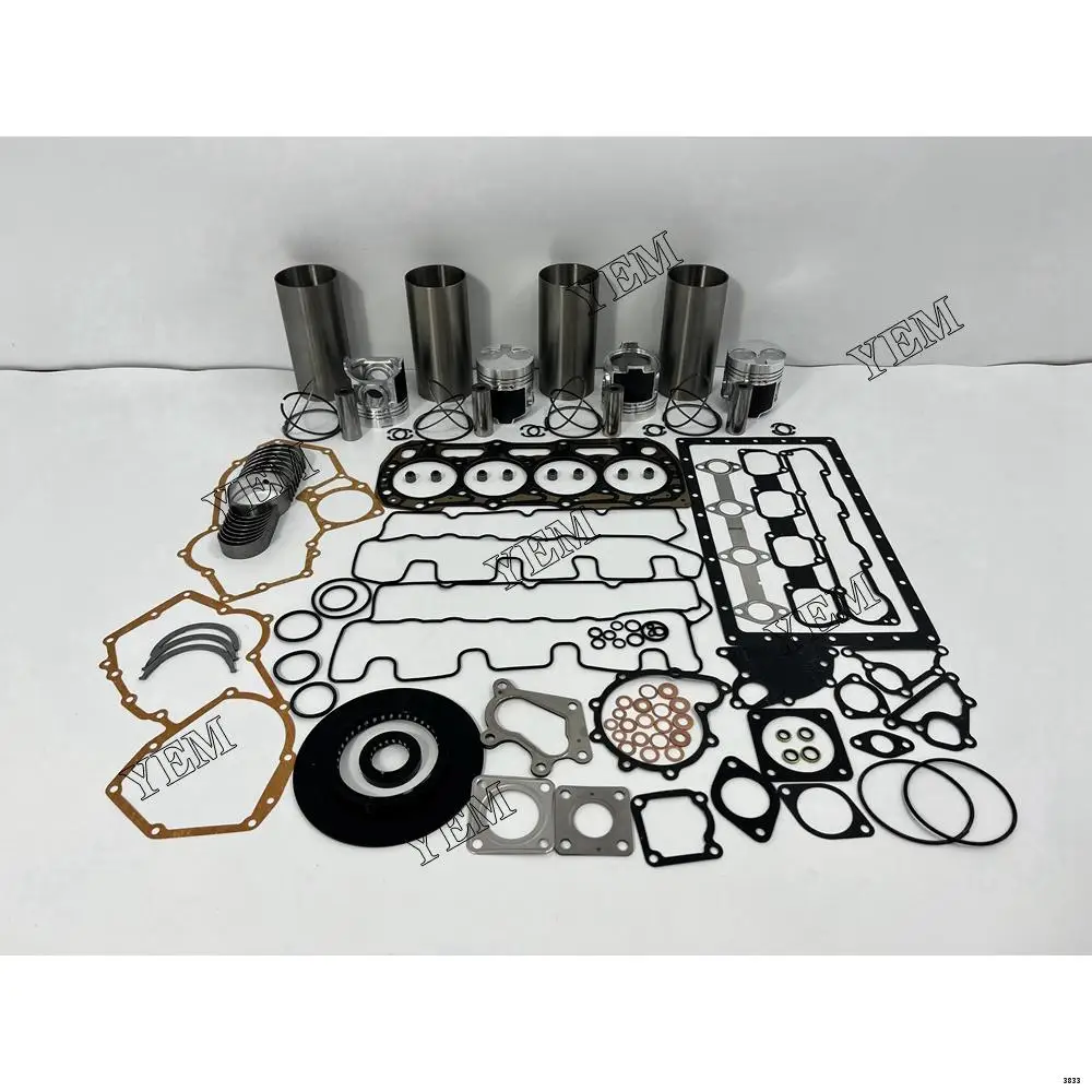 Overhaul Repair Kit With Engine Bearings Piston Rings Full Gasket Set Liner Kit For Shibaura N844
